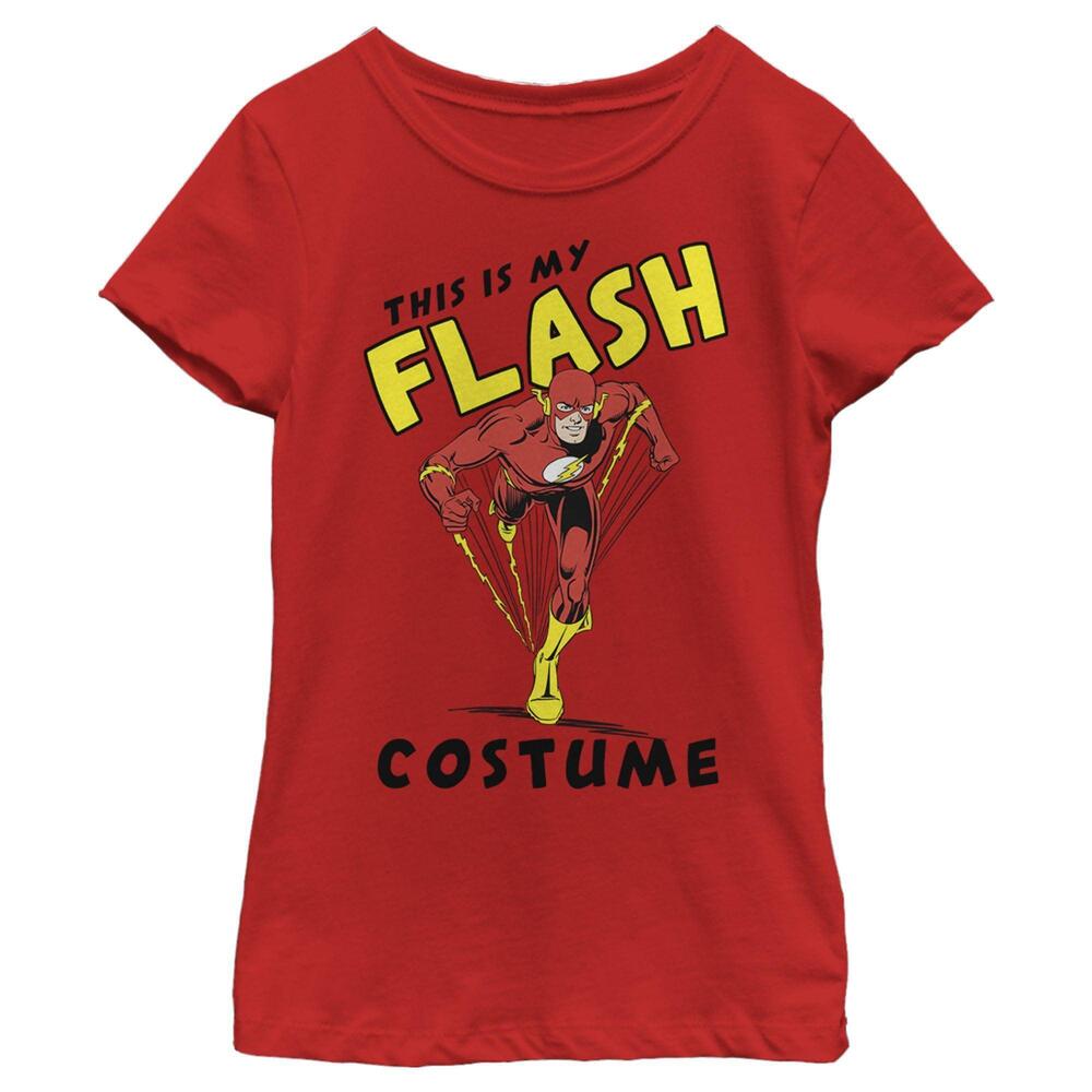 Girls The Flash This Is My Flash Costume Text Poster Tshirt